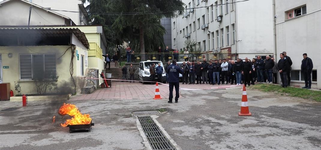 İl Müdürlüğümüzde Yangın Eğitim ve Tatbikatı Gerçekleştirildi